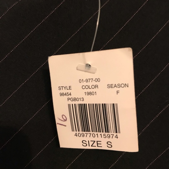 NWT Context Classy, Pin-Striped, Black Skirt-S - Picture 5 of 5